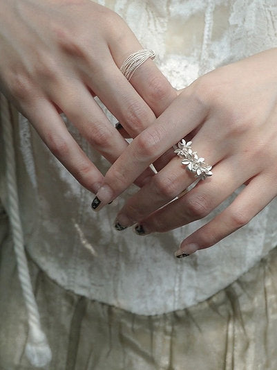 Bague argent plaqué- Éva d’été