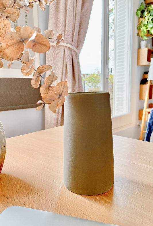 Spring Fling Green Terracotta Vase