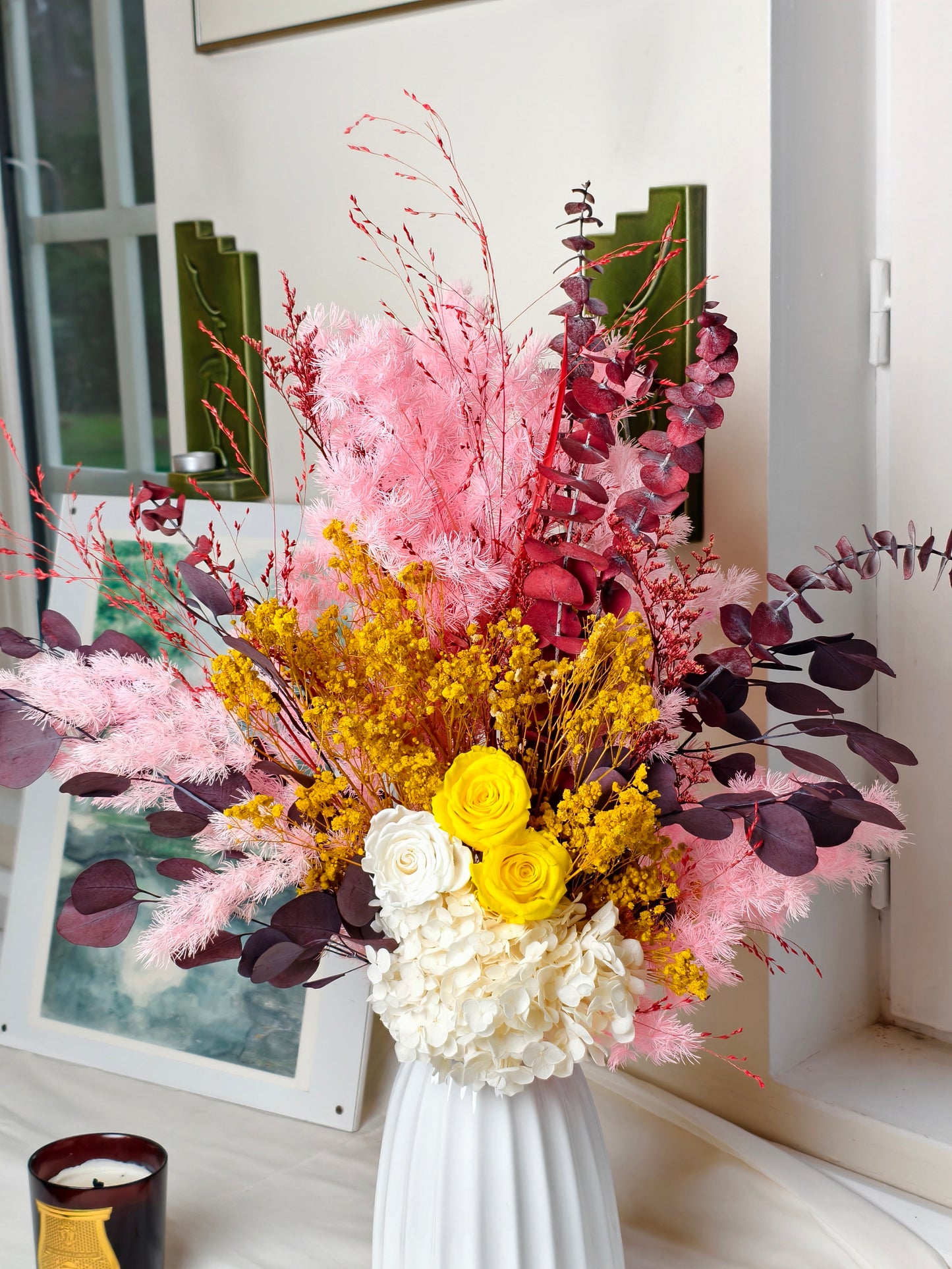 Bouquet stabilisé rose