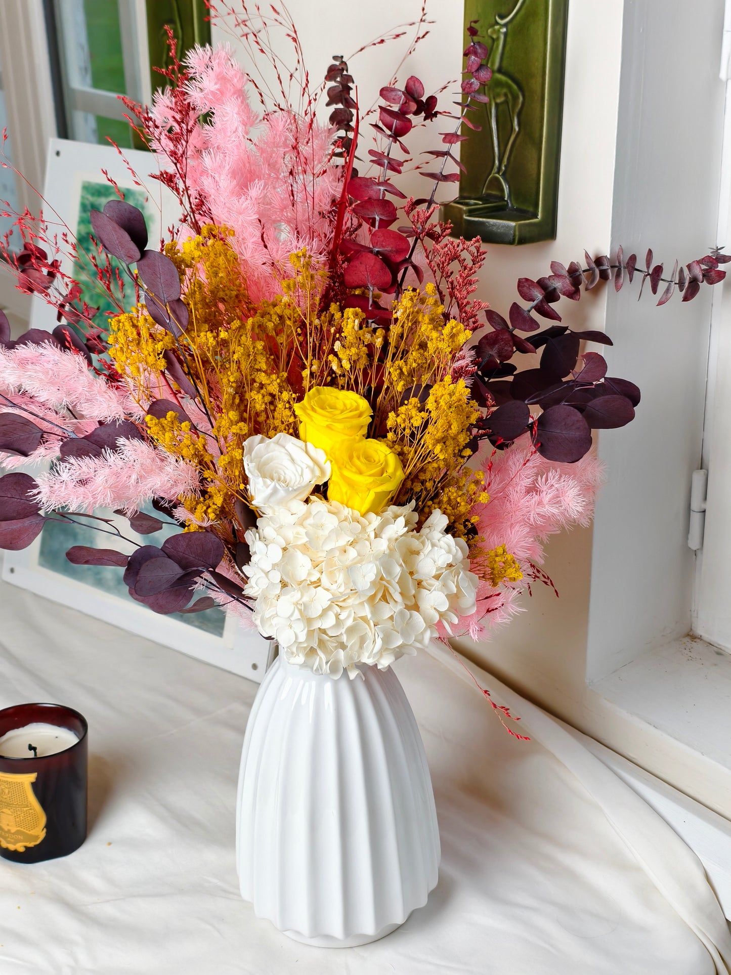 Bouquet stabilisé rose